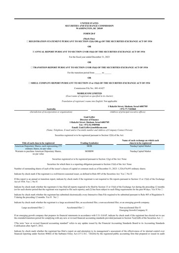 Thumbnail Mobilicom 20-F Annual Report 2023