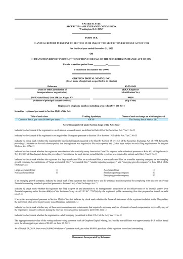 Thumbnail Gryphon Digital Mining 10-K Annual Report 2023