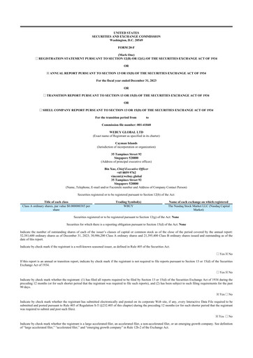 Vorschaubild Webuy Global 20-F Jahresbericht 2023