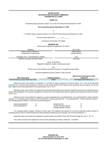 Thumbnail Neonode 10-Q Quarterly Report FY2024 