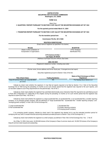 Thumbnail Richtech Robotics 10-Q Quarterly Report FY2024 