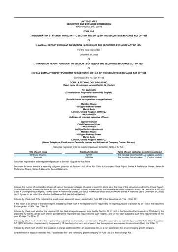 Thumbnail Gorilla Technology 20-F Annual Report 2023