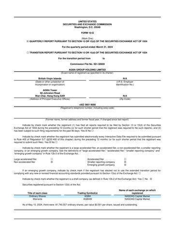 Thumbnail Triller Group 10-Q Quarterly Report FY2024 