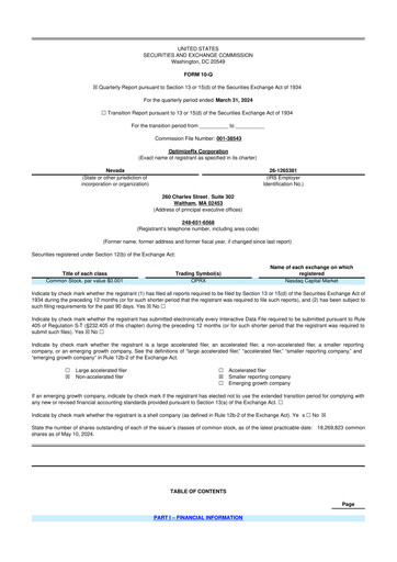 Thumbnail OptimizeRx 10-Q Quarterly Report FY2024 