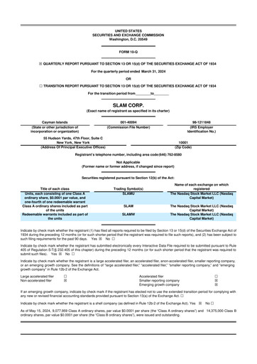 Thumbnail Slam Corp 10-Q Quarterly Report FY2024 