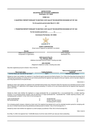 Thumbnail Agrify 10-Q Quarterly Report FY2024 