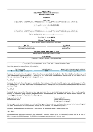 Thumbnail Siebert Financial 10-Q Quarterly Report FY2024 