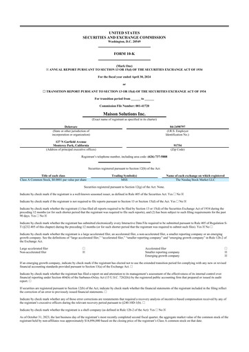 Thumbnail Maison Solutions 10-K Annual Report 2024