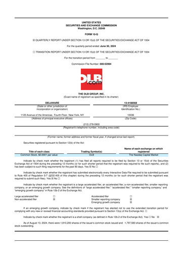Thumbnail OLB Group 10-Q Quarterly Report FY2024 