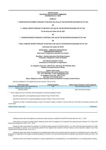 Thumbnail BrasilAgro 20-F Annual Report 2024