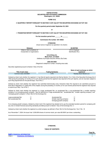 Thumbnail Cyngn 10-Q Quarterly Report FY2024 