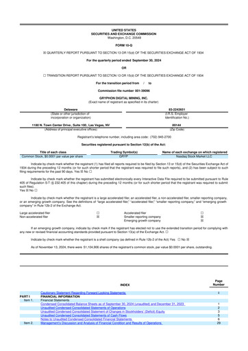 Thumbnail Gryphon Digital Mining 10-Q Quarterly Report FY2024 