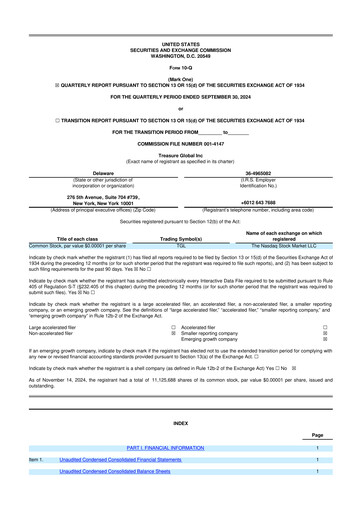 Thumbnail Treasure Global 10-Q Quarterly Report FY2025 