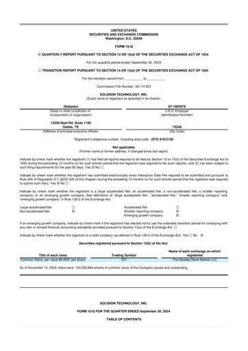 Thumbnail Solidion Technology 10-Q Quarterly Report FY2024 