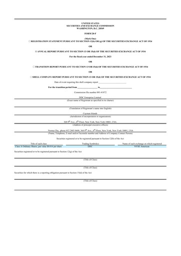 Thumbnail DDC Enterprise 20-F Annual Report 2023