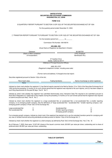 Thumbnail Aeluma 10-Q Quarterly Report FY2025 
