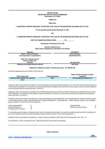Thumbnail Incannex Healthcare 10-Q Quarterly Report FY2025 