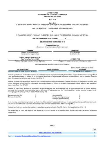 Thumbnail Treasure Global 10-Q Quarterly Report FY2025 