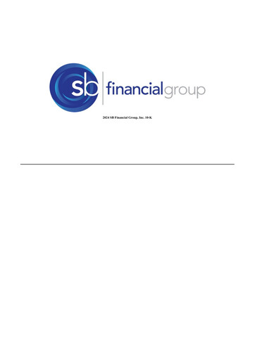 Thumbnail SB Financial Group 10-K Annual Report 2024