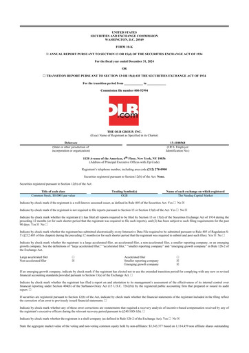 Thumbnail OLB Group 10-K Annual Report 2024