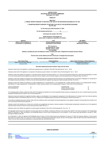 Thumbnail Global Interactive Technologies 10-K Annual Report 2024