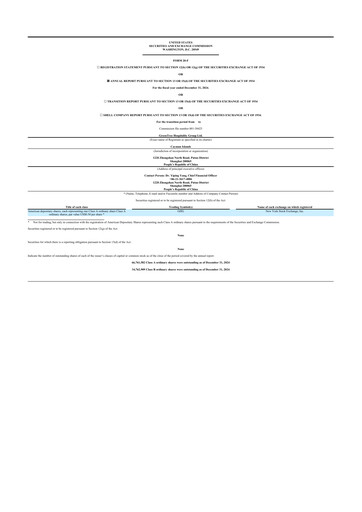 Thumbnail GreenTree Hospitality Group 20-F Annual Report 2024
