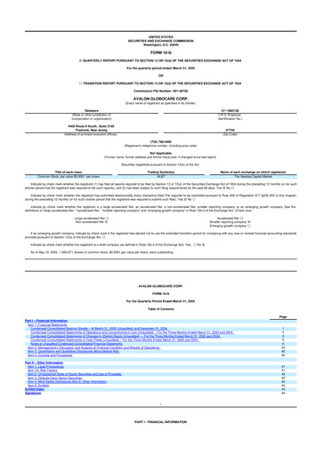 Thumbnail Avalon GloboCare 10-Q Quarterly Report FY2025 