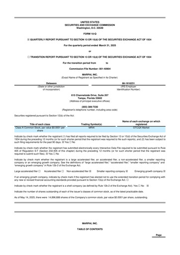 Thumbnail Marpai 10-Q Quarterly Report FY2025 