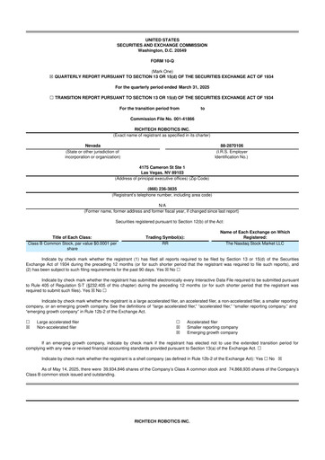 Thumbnail Richtech Robotics 10-Q Quarterly Report FY2025 