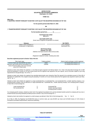 Thumbnail USA Rare Earth 10-Q Quarterly Report FY2025 