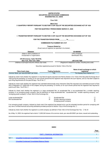 Thumbnail Treasure Global 10-Q Quarterly Report FY2025 