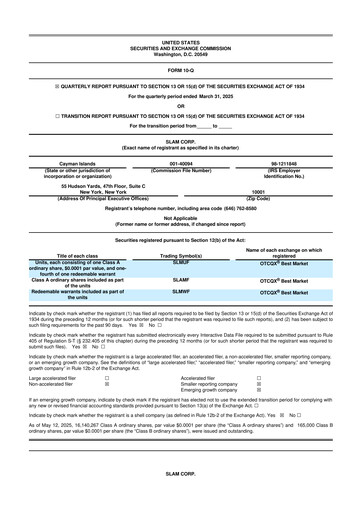 Thumbnail Slam Corp 10-Q Quarterly Report FY2025 