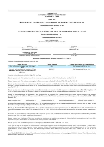 Thumbnail Zeo Energy 10-K Annual Report 2024