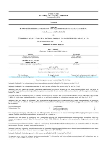 Thumbnail Fly-E Group 10-K Annual Report 2025