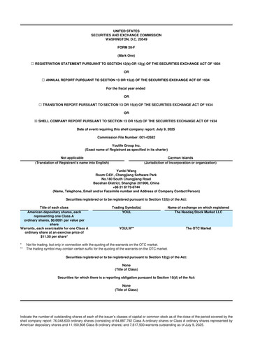 Thumbnail Youlife Group Inc. 20-F Annual Report 