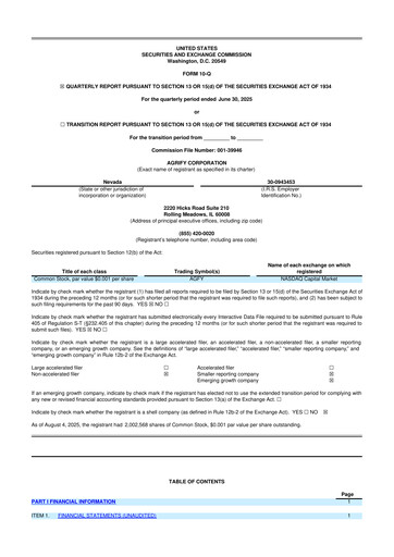 Thumbnail Agrify 10-Q Quarterly Report FY2025 