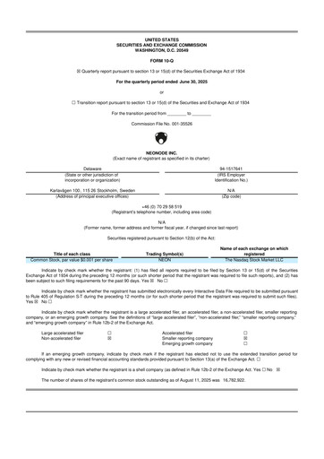Thumbnail Neonode 10-Q Quarterly Report FY2025 