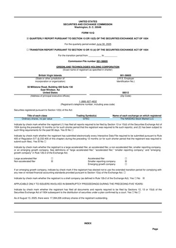 Thumbnail Greenland Technologies 10-Q Quarterly Report FY2025 Q2