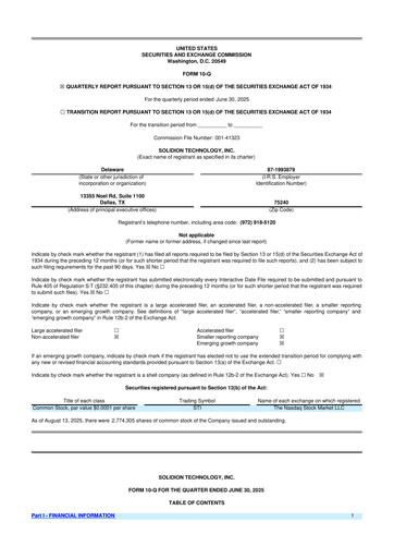 Thumbnail Solidion Technology 10-Q Quarterly Report FY2025 