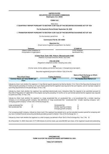 Thumbnail iSpecimen 10-Q Quarterly Report FY2025 