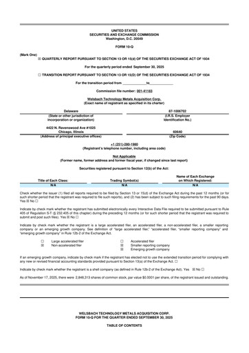 Thumbnail Evolution Metals & Technologies 10-Q Quarterly Report FY2025 