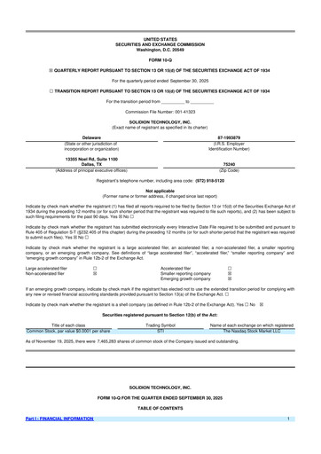 Thumbnail Solidion Technology 10-Q Quarterly Report FY2025 