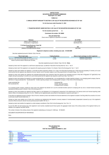 Thumbnail Triller Group 10-K Annual Report 2024