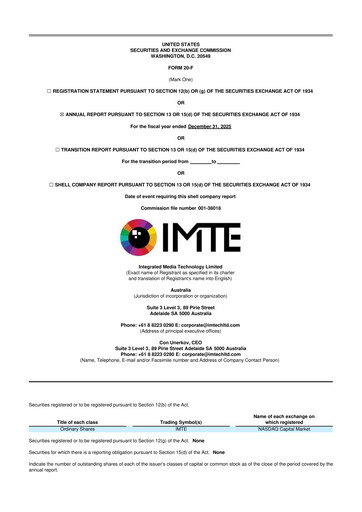Thumbnail Integrated Media Technology Limited 20-F Annual Report 2025