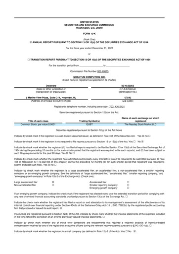 Thumbnail Quantum Computing 10-K Annual Report 2025