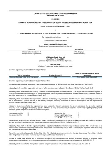 Thumbnail Adial Pharmaceuticals
 10-K Annual Report 2025