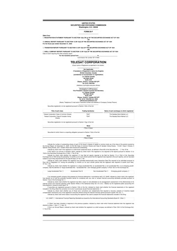 Thumbnail Telesat 20-F Annual Report 2025