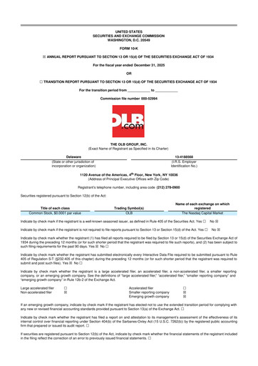 Thumbnail OLB Group 10-K Annual Report 2025