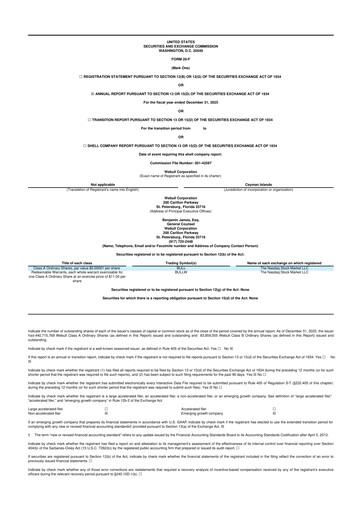 Thumbnail Webull 20-F Annual Report 