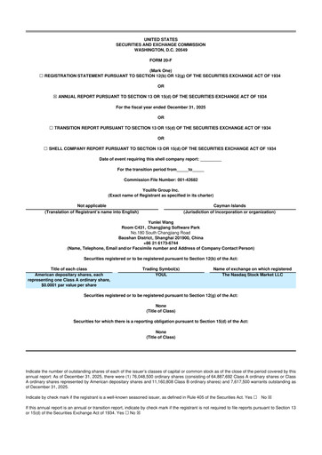 Thumbnail Youlife Group Inc. 20-F Annual Report 